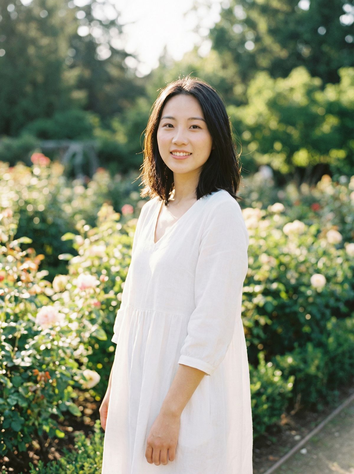 眼镜妹清新美女写真视频